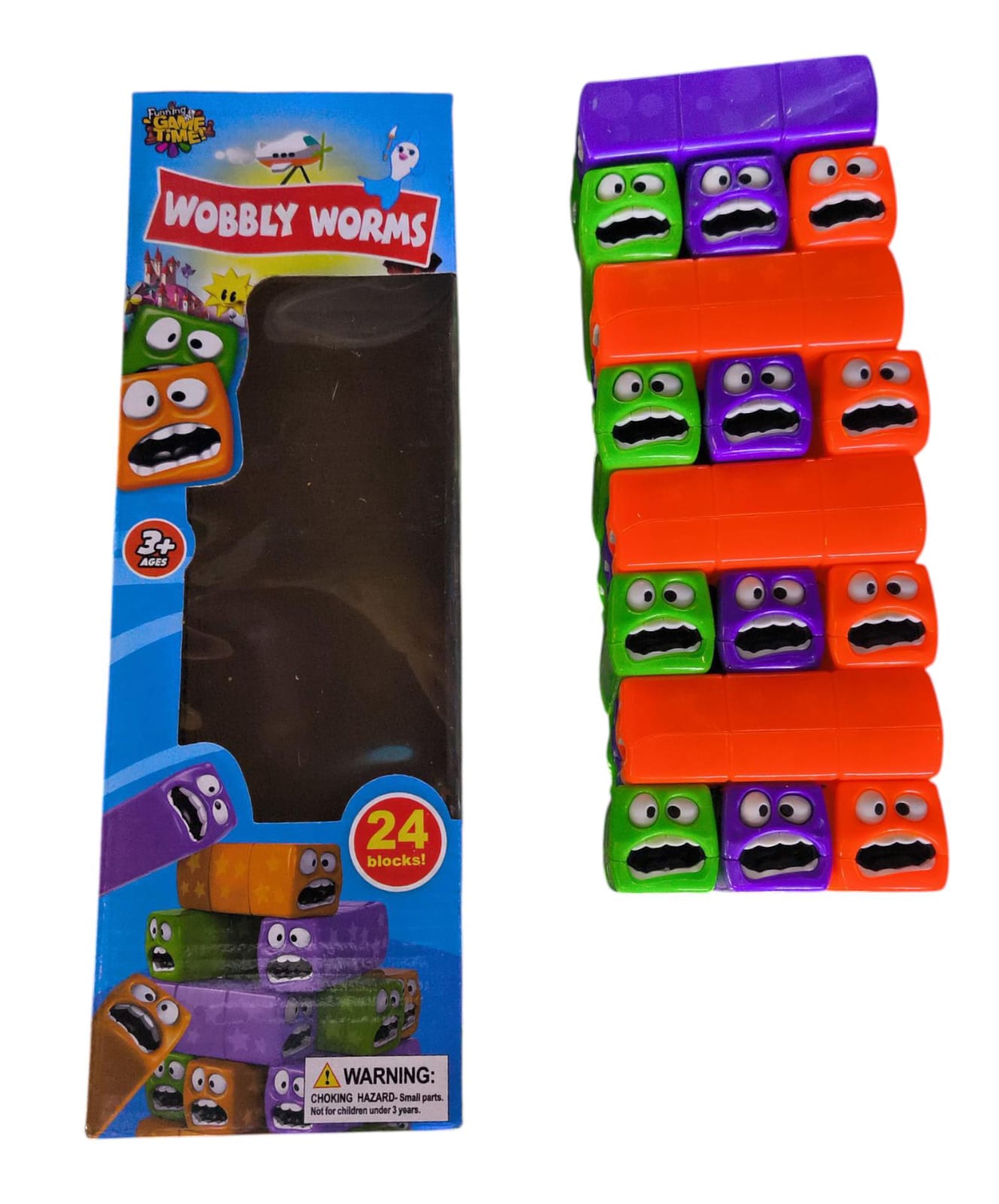 JENGA GUSANOS WOBBLY WORMS